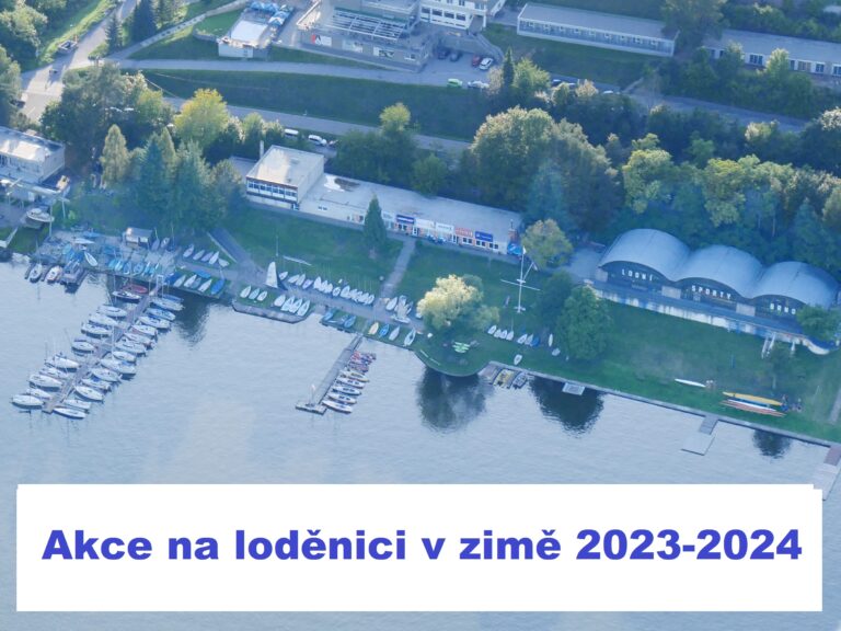 Akce na loděnici v zimě 2023-2024